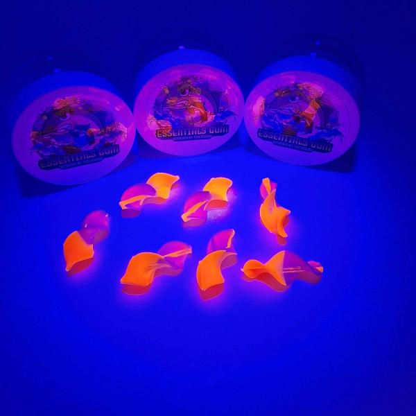 Essentials Gum - Troutpasta 35mm UV Aktiv White Orange