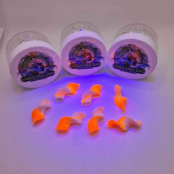 Essentials Gum - Troutpasta 35mm UV Aktiv White Orange