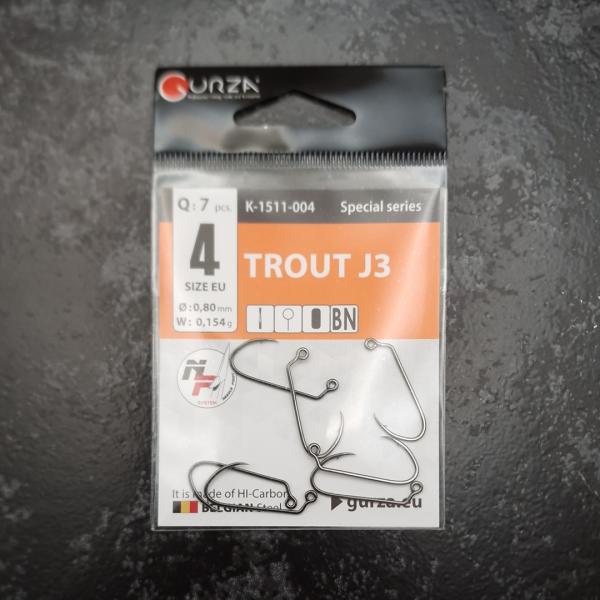 Gurza Trout J3 Haken #4 0,8mm / 0,154g