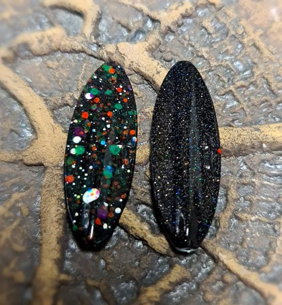 Praesten #P003 UV Aktiv Million Dots Black / Black Holo