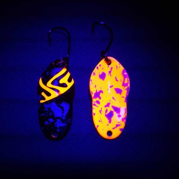 Wavemaker 3.0g Spoon #055 UV Aktiv Camo Orange / Orange White