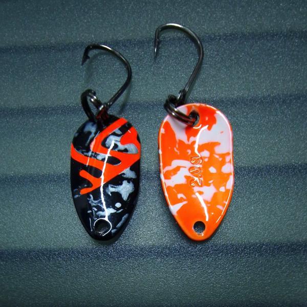 Adder 2.0g Spoon #055 UV Aktiv Camo Orange / Orange White