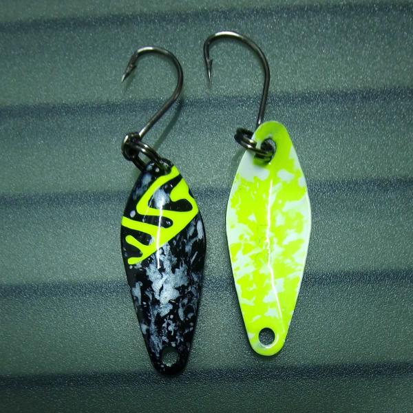 Sting 2.5g Spoon #052 UV Aktiv Camo Yellow / Yellow White