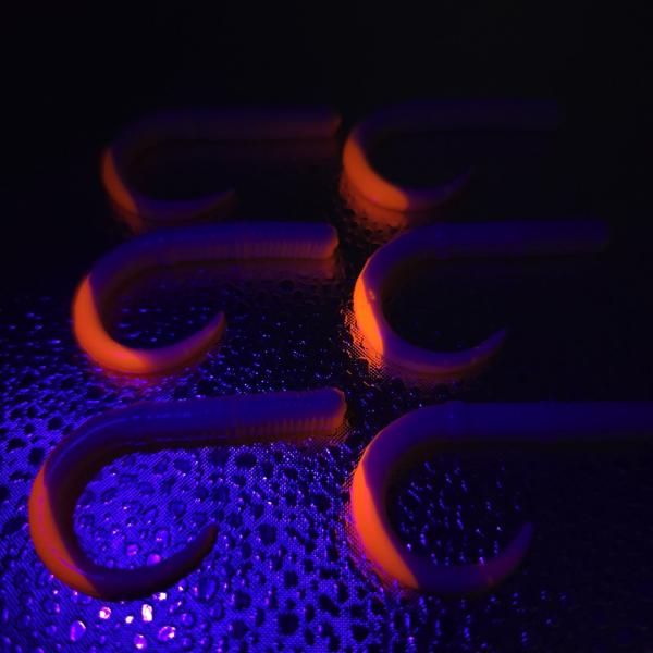 Wurmulus Prime 63mm - Essentials Gum - UV Aktiv White Orange