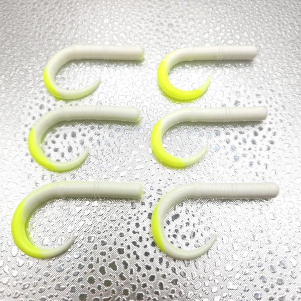 Wurmulus Prime 63mm - Essentials Gum - UV Aktiv White Yellow