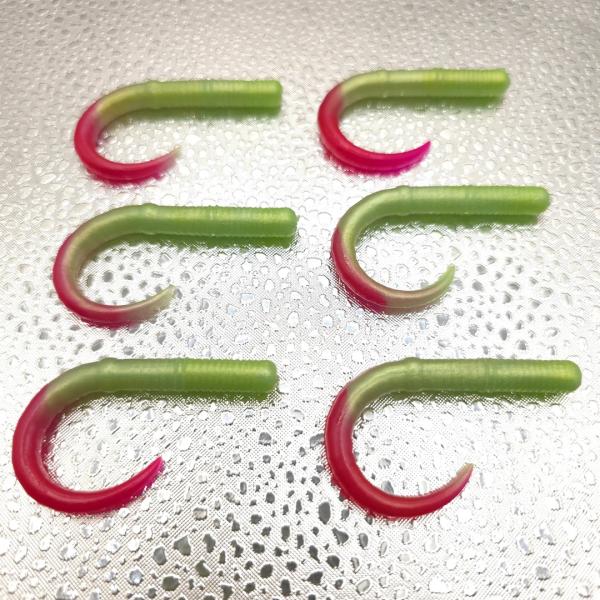 Wurmulus Prime 63mm - Essentials Gum - UV Aktiv Metallic Green Golden Red