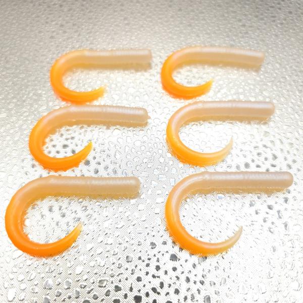 Wurmulus Prime 63mm - Essentials Gum - UV Aktiv Ghost Blue Sunrise Orange